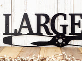 Custom Family Established Name Sign, Pilot Gift, Metal Wall Decor, Custom Family Sign, Aviation, Airplane, Personalized Sign Laser Cut Metal Signs Custom Gift Ideas
